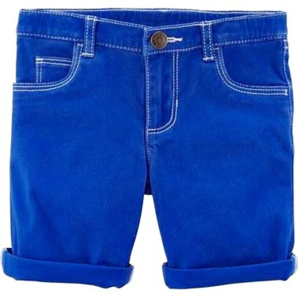 CHILDREN'S PLACE girls medium 8 blue skimmer shorts with adjustable waist - Picture 1 of 7
